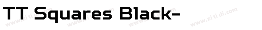 TT Squares Black字体转换 TT Squares Black字体转换